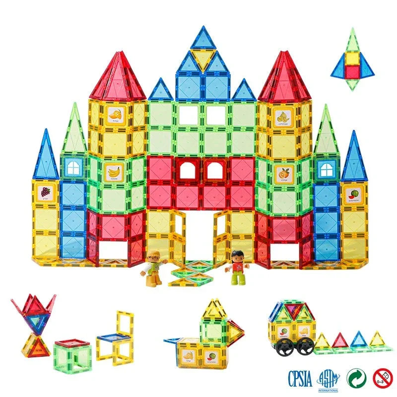 Magnetic Building Tiles – Creative Construction for Kids