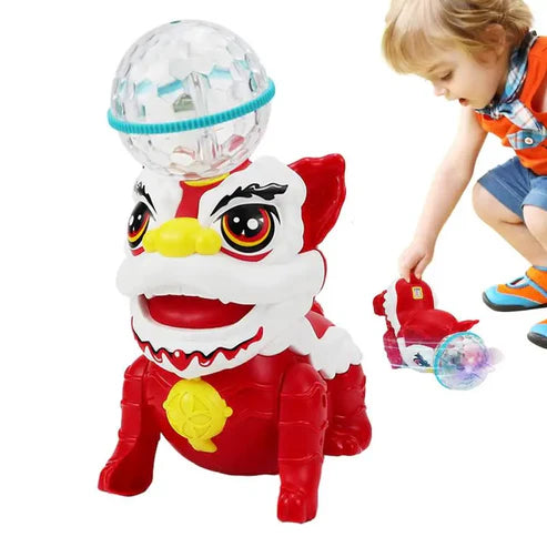 Dancing Lion Toy - Music & Light Effects