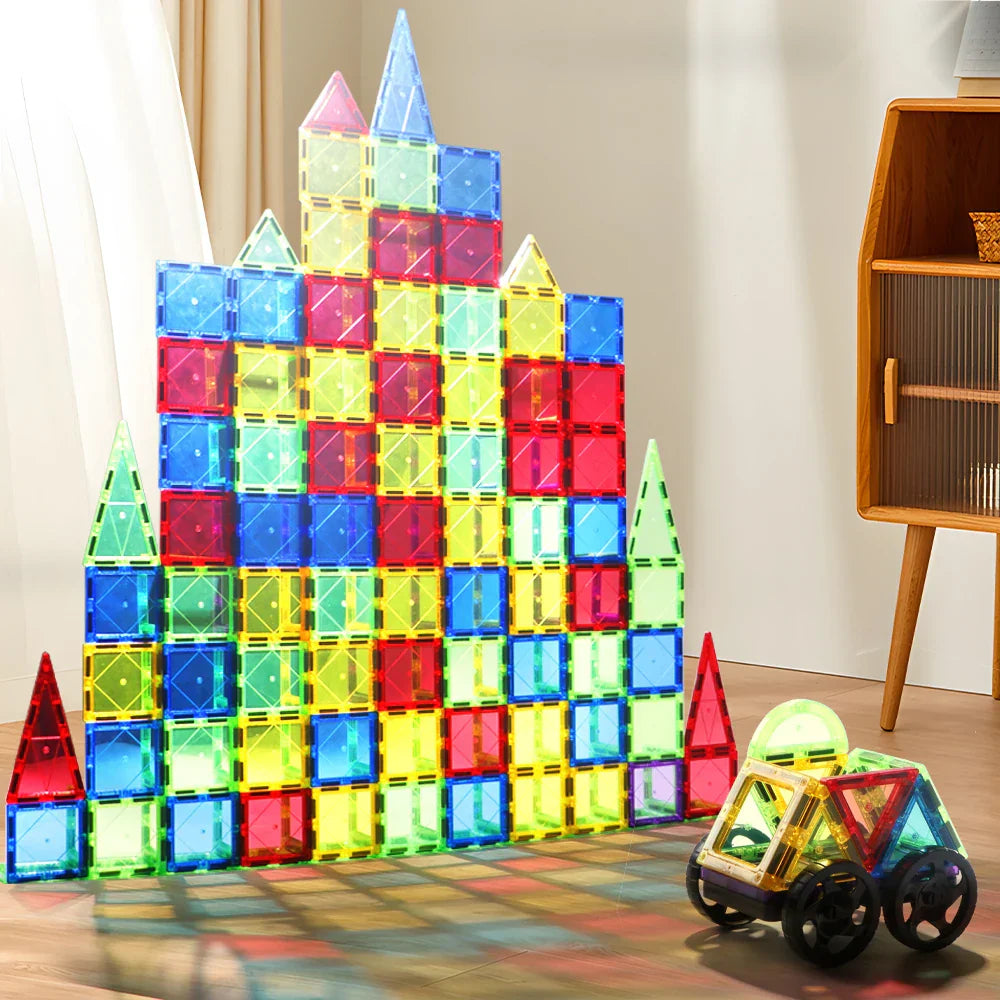 Magnetic Building Tiles – Creative Construction for Kids