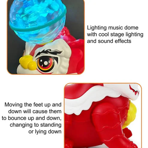 Dancing Lion Toy - Music & Light Effects