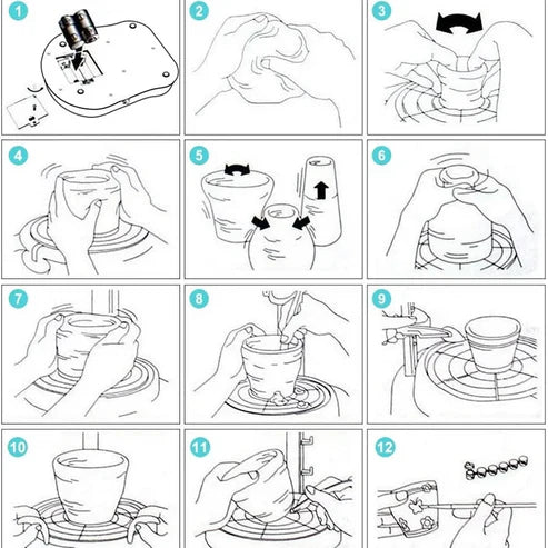 Creative pottery studio for children