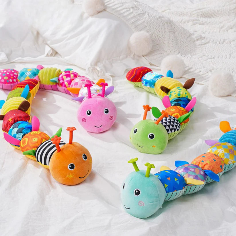 Sensory Plush Rattle and Musical Caterpillar