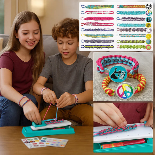 Creative bracelet braiding kit