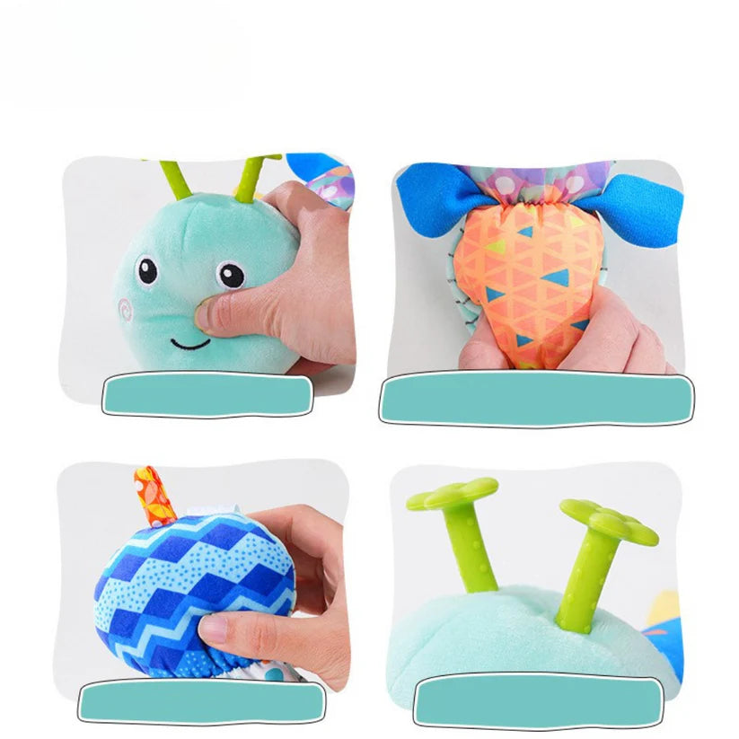 Sensory Plush Rattle and Musical Caterpillar