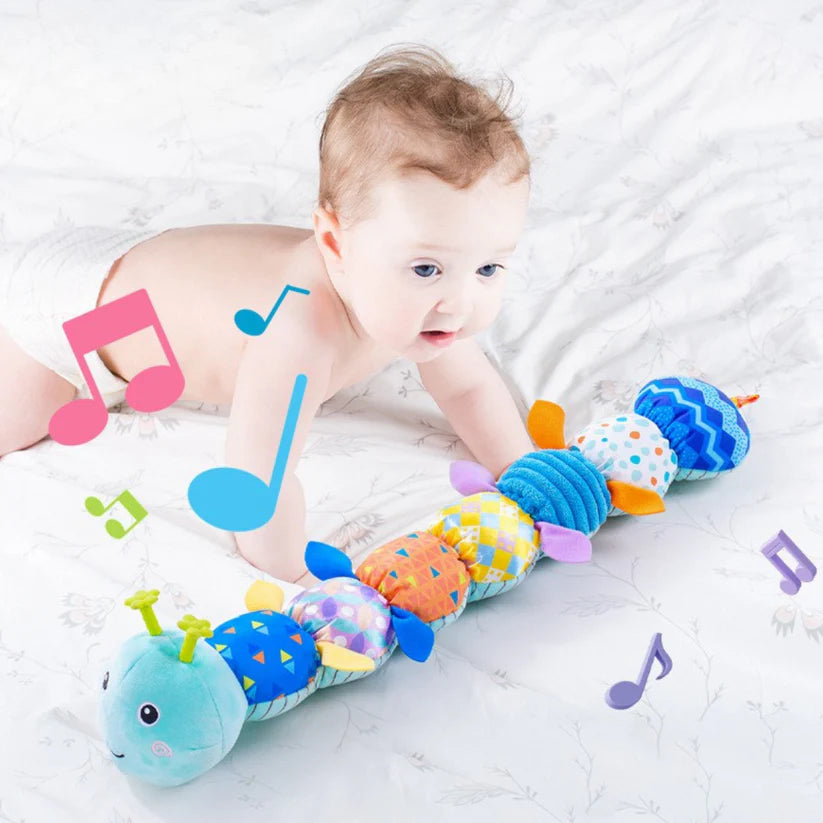 Sensory Plush Rattle and Musical Caterpillar