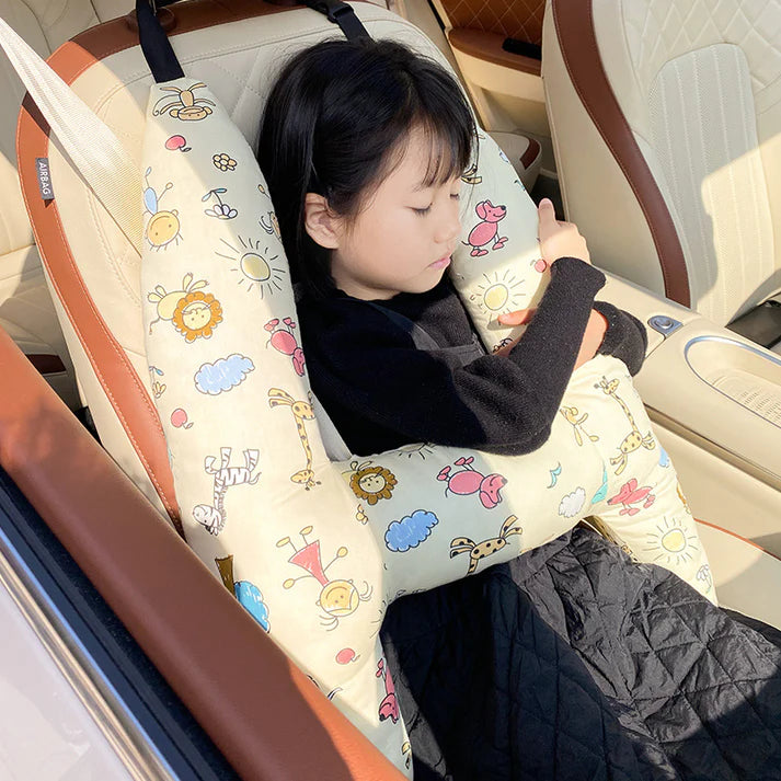 Comfortable car pillow for children
