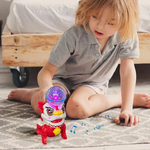 Dancing Lion Toy - Music & Light Effects