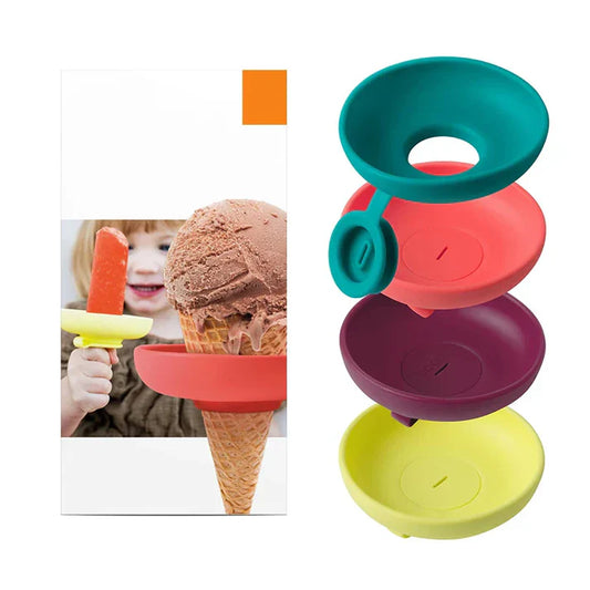 Chill keeper silicone ice cream holder for kids