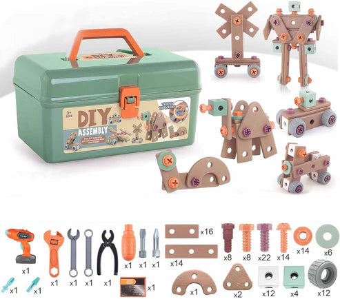 Builder play set for little handymen