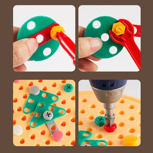 Bear toolbox for little craftsmen