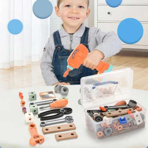 Builder play set for little handymen